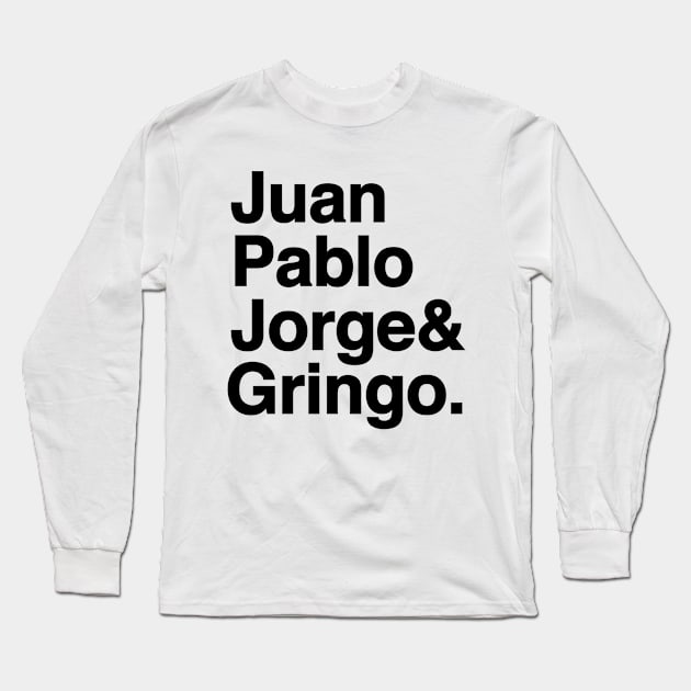 El Fab Cuatro! Long Sleeve T-Shirt by BrotherAdam